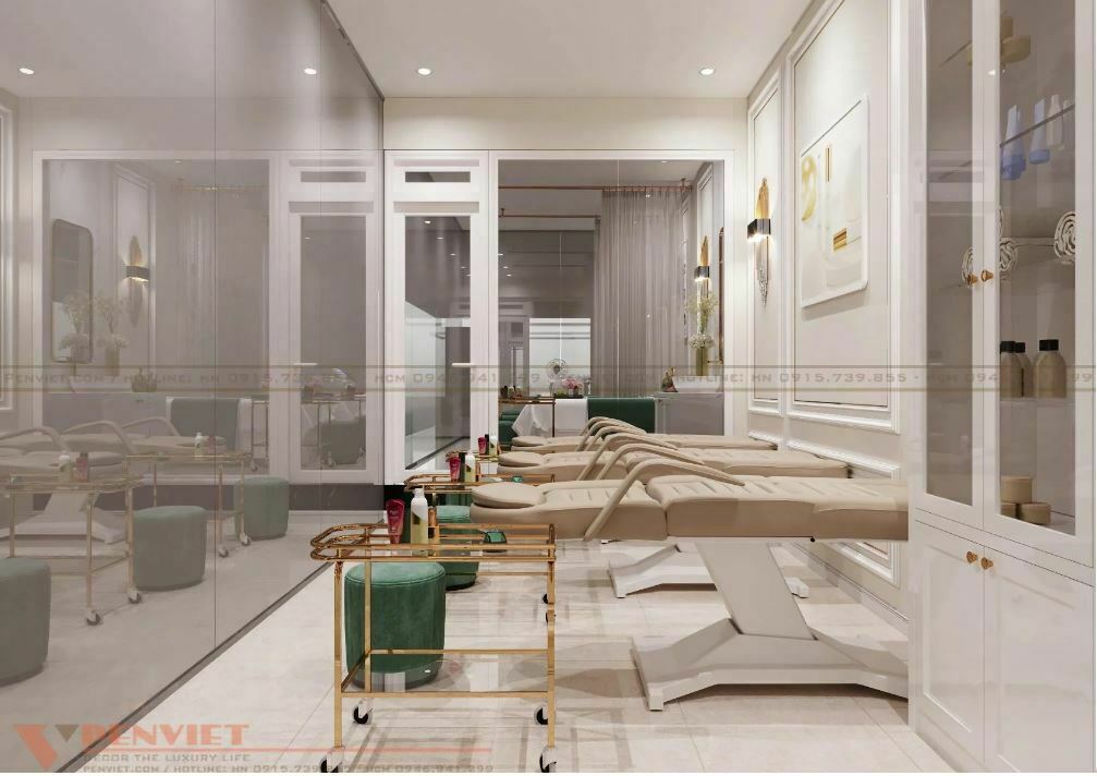 kính điện cho spa và thẩm mỹ viện